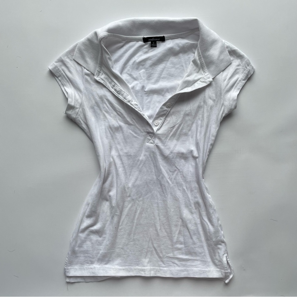 Ambiance White Button Down Shirt